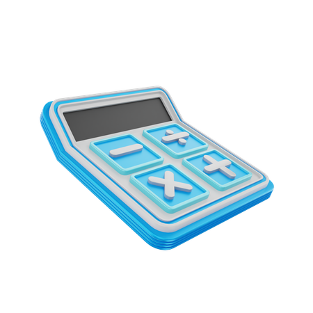 Calculator  3D Illustration