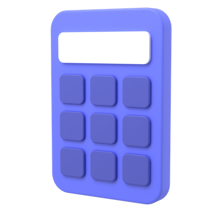 Calculator  3D Illustration