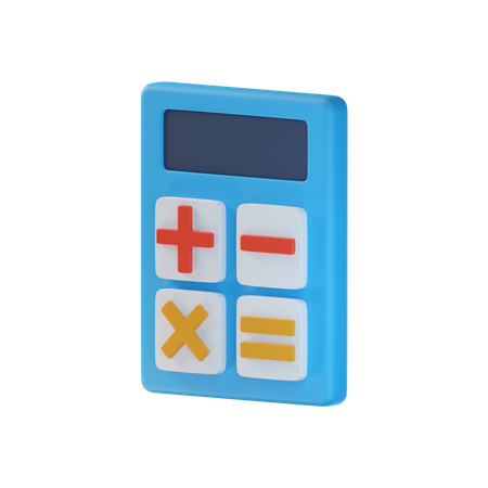 Calculator  3D Illustration