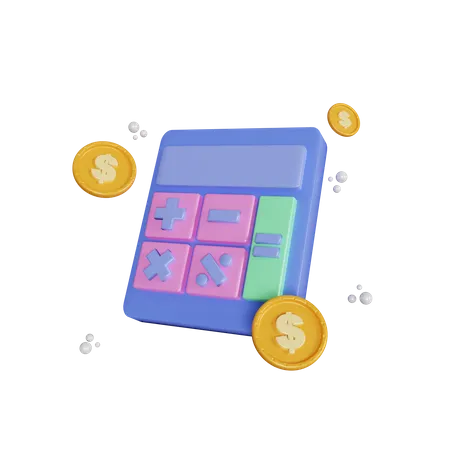 Calculator  3D Illustration