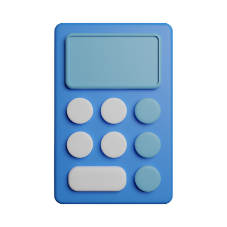 Calculator  3D Illustration