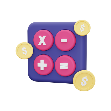 Calculator  3D Illustration