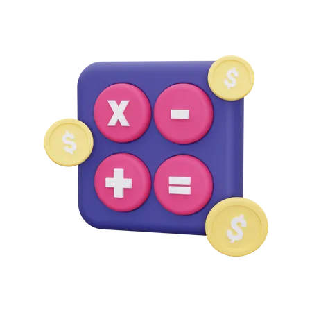 Calculator  3D Illustration