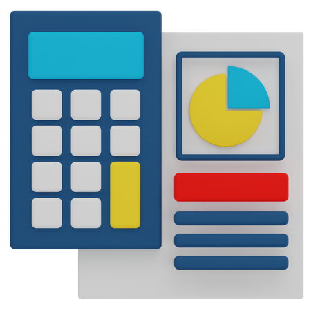 Calculator  3D Illustration