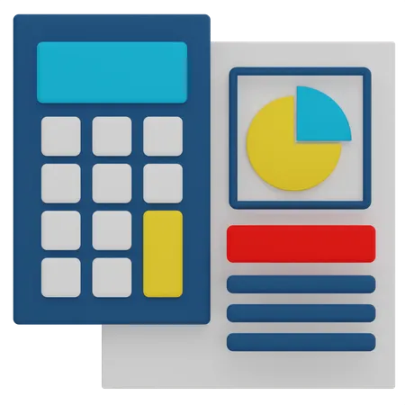 Calculator  3D Illustration