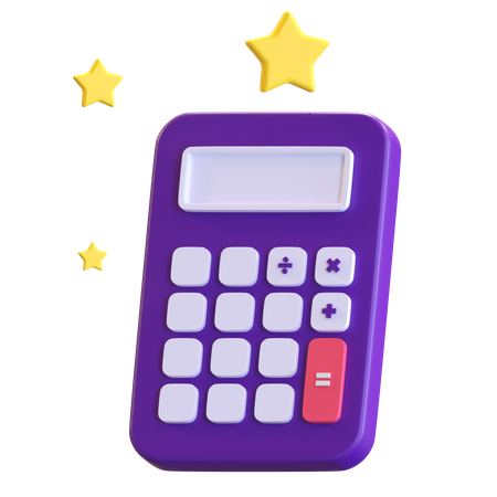 Calculator  3D Illustration