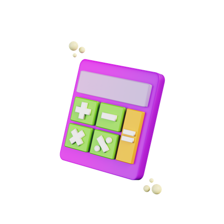 Calculator  3D Illustration