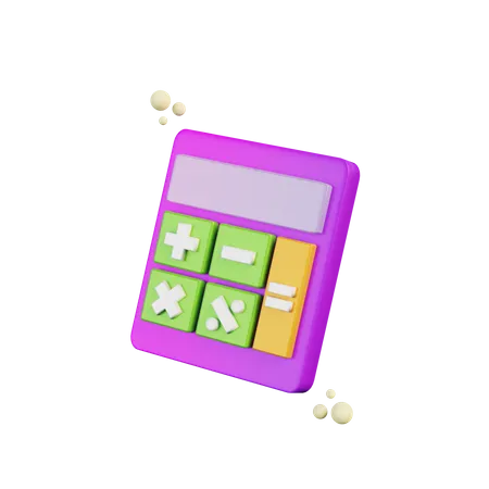 Calculator  3D Illustration