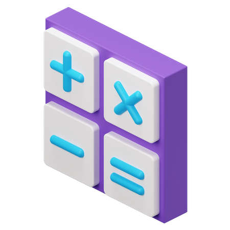 Calculator  3D Illustration