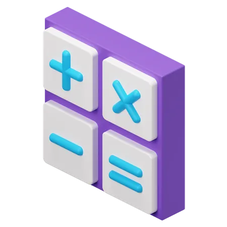 Calculator  3D Illustration