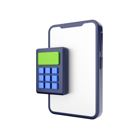 Calculator  3D Illustration