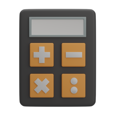 Calculator  3D Illustration