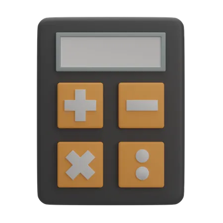 Calculator  3D Illustration