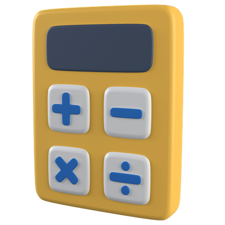 Calculator  3D Illustration