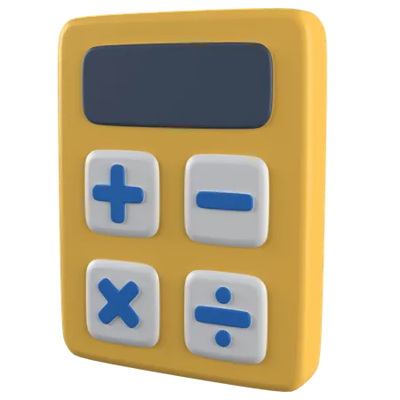 Calculator  3D Illustration