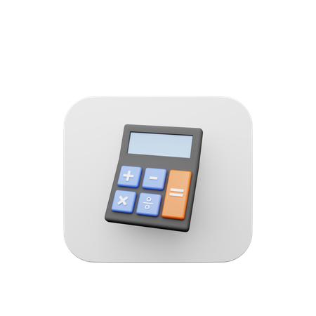 Calculator  3D Illustration