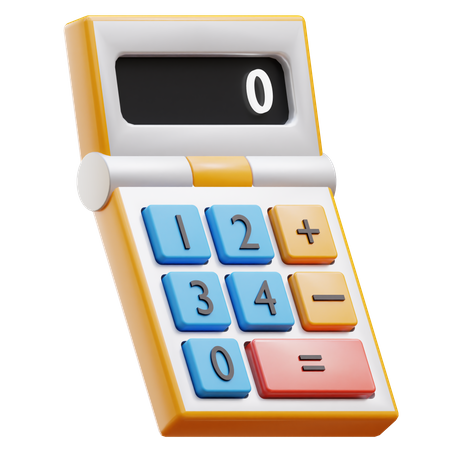 Calculator  3D Illustration