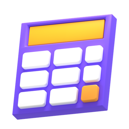 Calculator  3D Illustration