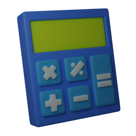 Calculator  3D Illustration