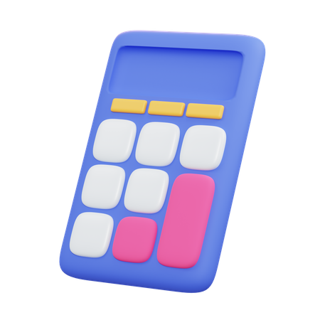 Calculator  3D Illustration