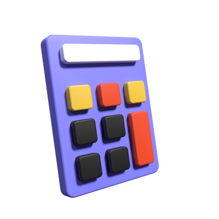 Calculator  3D Illustration