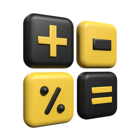 Calculator  3D Illustration