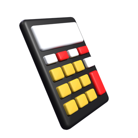 Calculator  3D Illustration