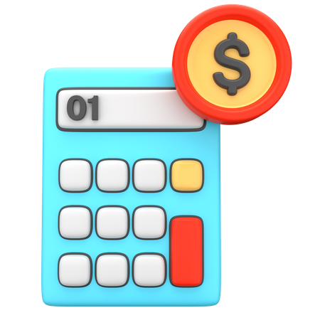 Calculator  3D Illustration