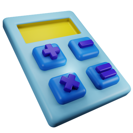 Calculator  3D Illustration