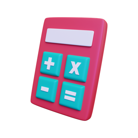 Calculator  3D Illustration