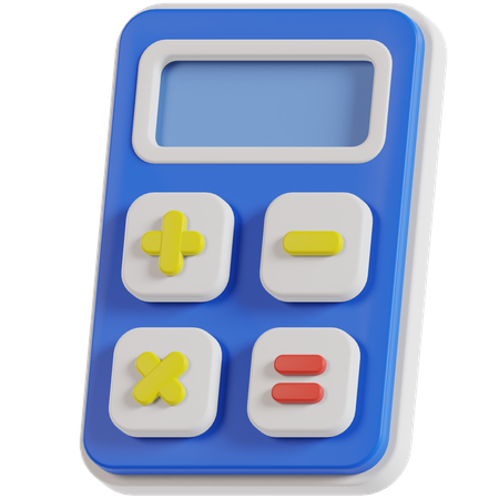 Calculator  3D Illustration