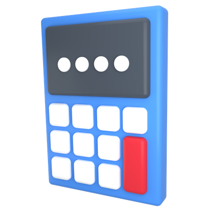 Calculator  3D Illustration