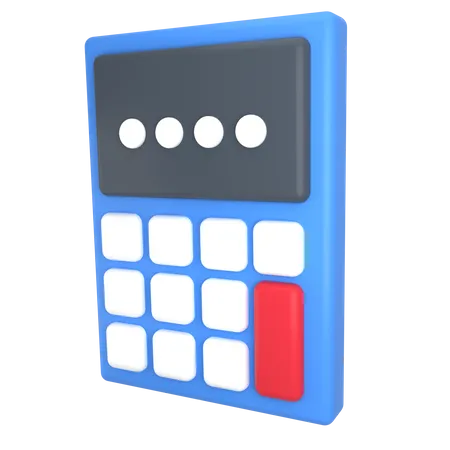 Calculator  3D Illustration