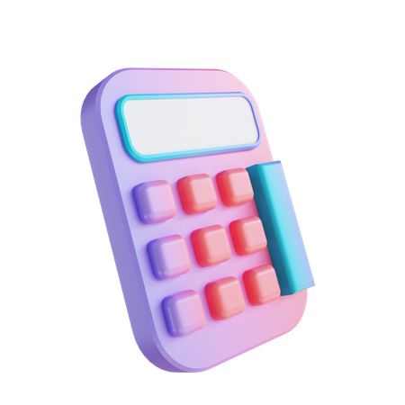 Calculator  3D Illustration