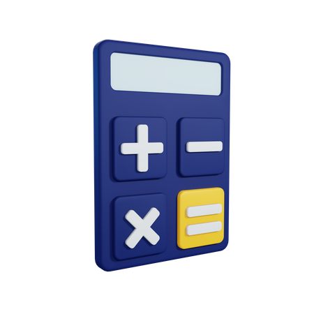 Calculator  3D Illustration