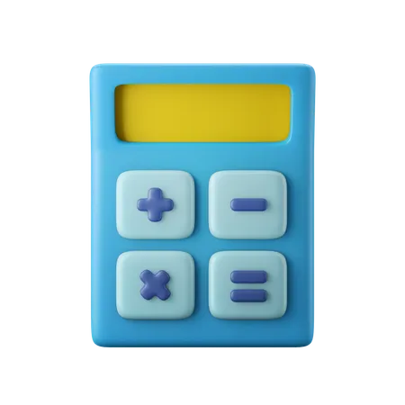 Calculator  3D Illustration