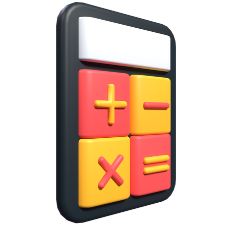 Calculator  3D Illustration