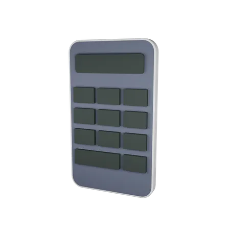 Finance Calculator 3 D Illustration Contains PNG BLEND And OBJ 3D Illustration