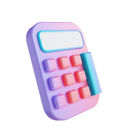 Calculator 3D Illustration