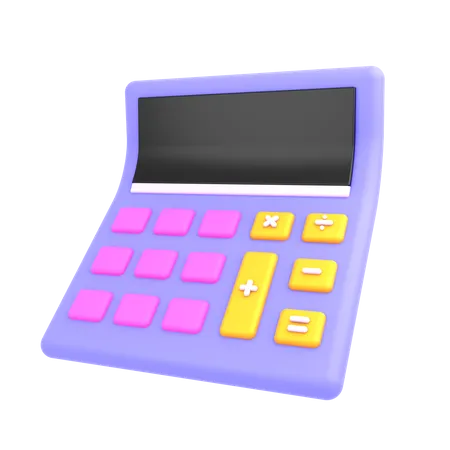 3 D Icon Business Calculator 3D Illustration