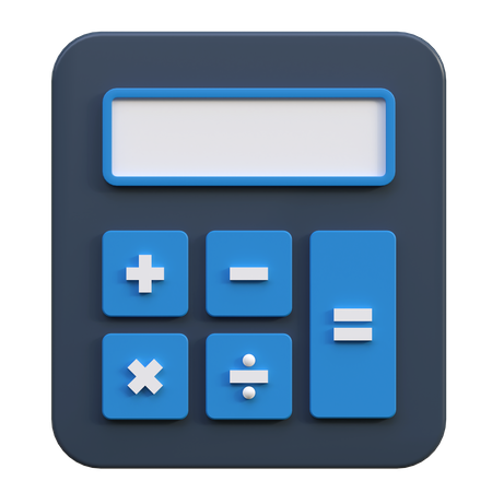 Calculator 3D Icon