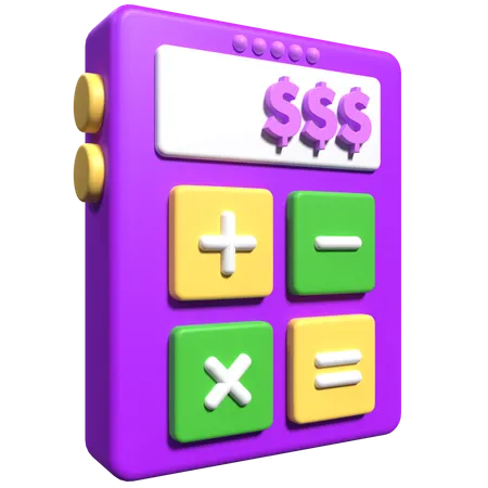 Calculator 3D Icon