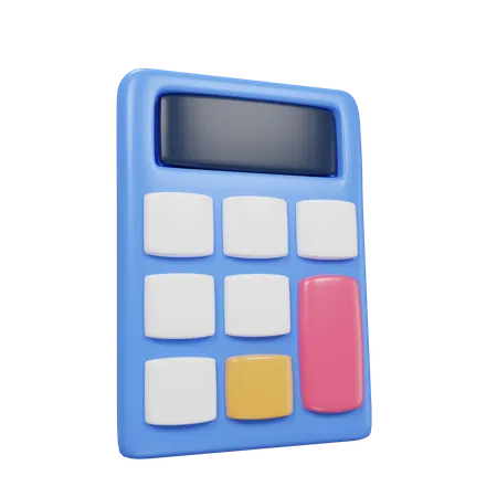 Calculator Icon About Finance Minimal Style 3 D Rendering 3D Icon