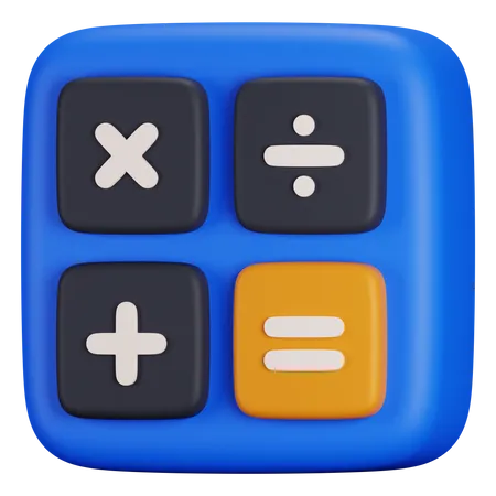 Calculator 3 D Icon High Resolution On Isolated Background 3D Icon