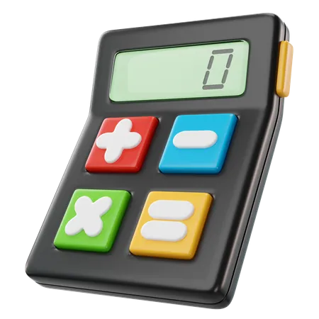 3 D Illustration Calculator Of Back To School Icon 3D Icon