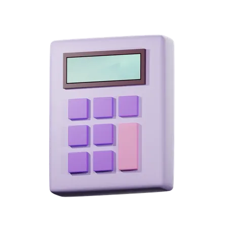Calculator Education Icon 3D Icon