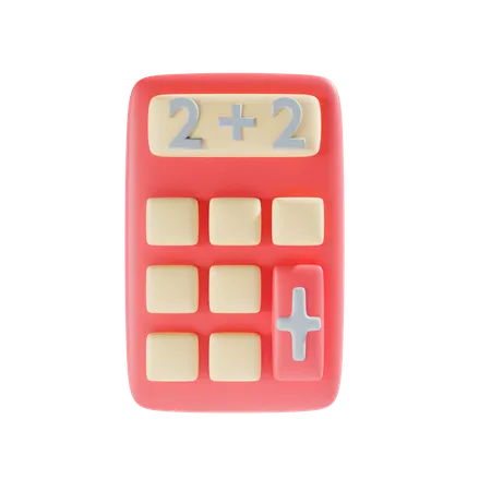 Calculator Back To School Icon 3D Icon