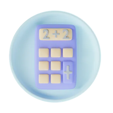 Calculator Back To School Icon 3D Icon