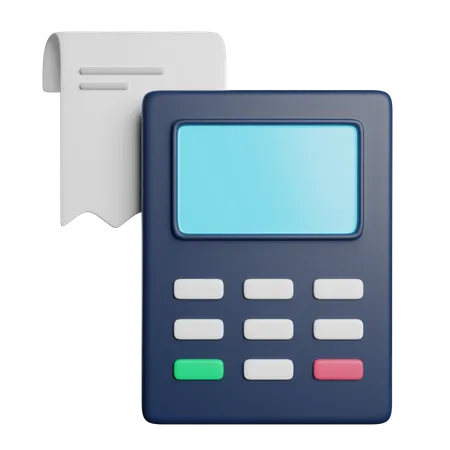Calculator Finance Accounting 3D Icon