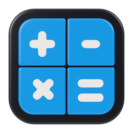 Calculator App  3D Icon